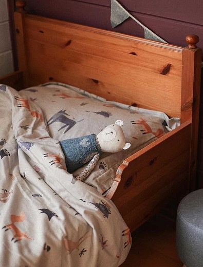 Комплект постельного белья с принтом лесные животные M MyzA for kids - 5054520280089 - Фото 2