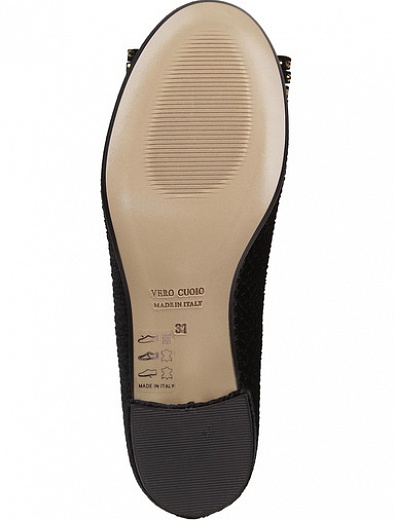 Черные бархатные туфли с бантиком Missouri - 2014509081222 - Фото 5