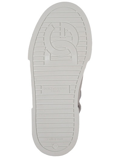 высокие белые Кеды с логотипом Dolce & Gabbana - 2094519270809 - Фото 5