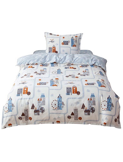Комплект постельного белья с принтом город Sofi de Marko - 5054528280067 - Фото 1