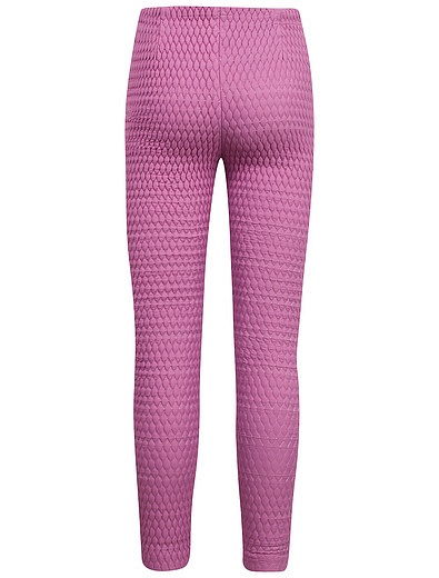 Розовые стеганые утепленные брюки NAUMI - 1602609980081 - Фото 5