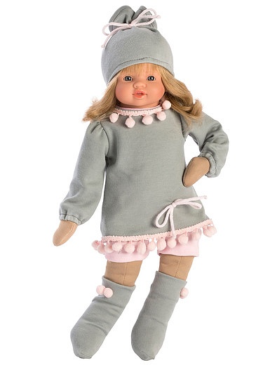 Кукла Берта в серой одежде 43 см ASI - 7131500980066 - Фото 1