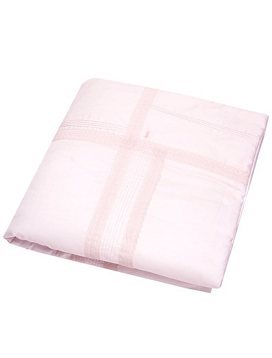 Розовое хлопковое одеяло Dior - 0774108780255 - Фото 1