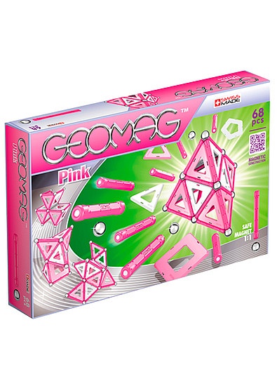 Магнитный конструктор Pink GEOMAG - 7132629980074 - Фото 1