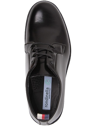 Черные ботинки из кожи RONDINELLA - 2031119980042 - Фото 4