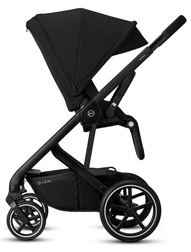 Детская коляска Balios S Lux BLK Deep Black с дождевиком CYBEX - 4004529180379 - Фото 4