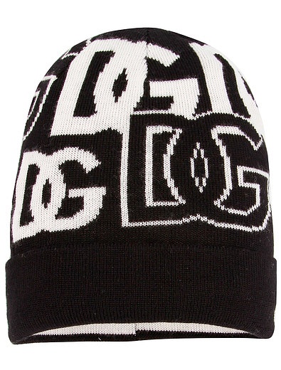 шерстяная шапка с лого Dolce & Gabbana - 1354529280320 - Фото 1