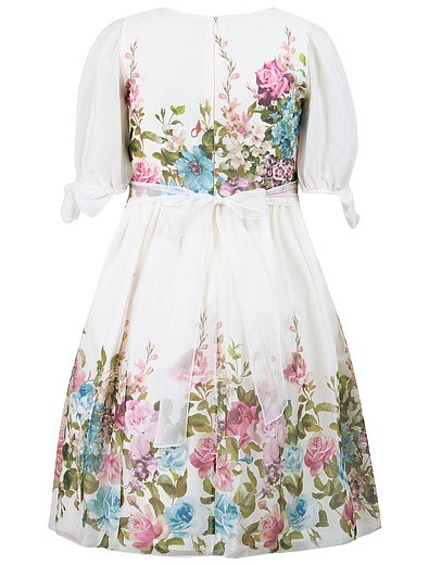 Шёлковое платье с цветочным принтом Lesy - 1054509079714 - Фото 2
