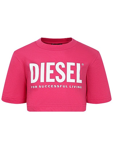 Розовый кроп-топ Diesel - 0514509270227 - Фото 1