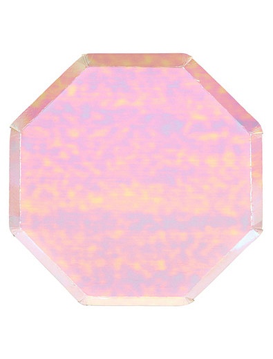 Набор розовых одноразовых тарелок 8 шт. Meri Meri - 2294520180047 - Фото 1