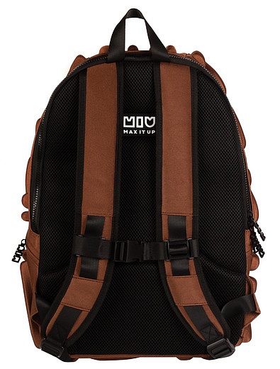 Рюкзак кофейного цвета с объемным узором 44х30 MUI-MaxItUP - 1504520280311 - Фото 5