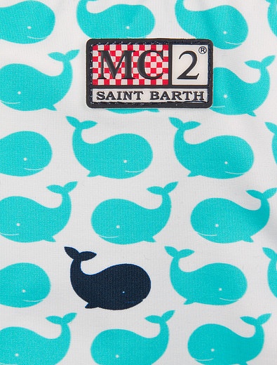 Плавки с китами MC2 Saint Barth - 0873019670225 - Фото 3