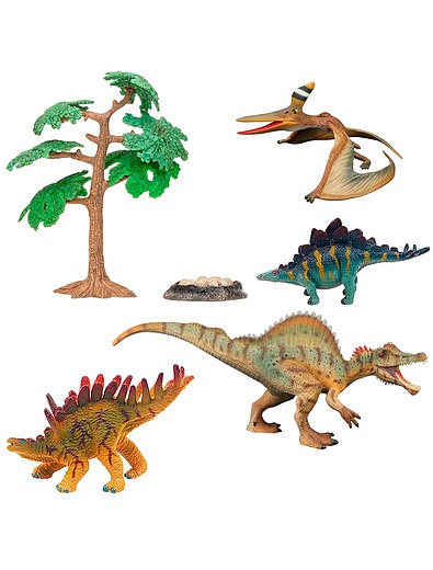 Набор фигурок из 6 предметов: Динозавры и драконы Masai Mara - 7134529274178 - Фото 1