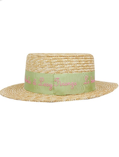 Соломенная шляпа с цветами Lesy - 1174509070297 - Фото 12