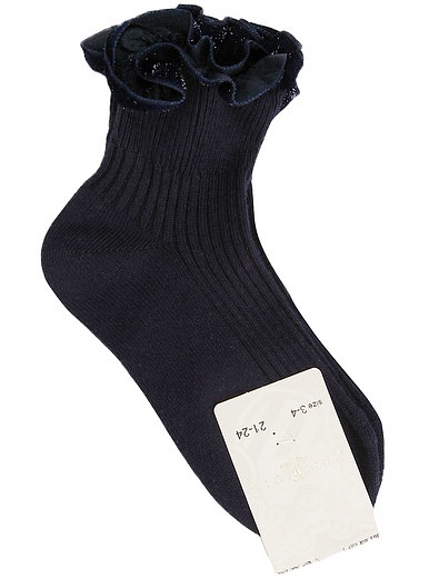 Синие носки с оборками Story Loris - 1534509280193 - Фото 1