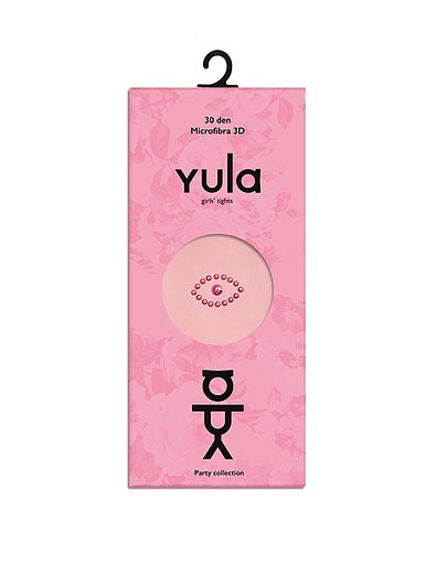 Розовые эластичные колготки с глазками YULA - 1294500271384 - Фото 3