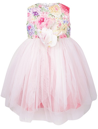 Платье с цветочным принтом и пышной юбкой Marlu - 1052509970321 - Фото 1