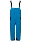Синие утепленные брюки с мембраной - 1604519280428