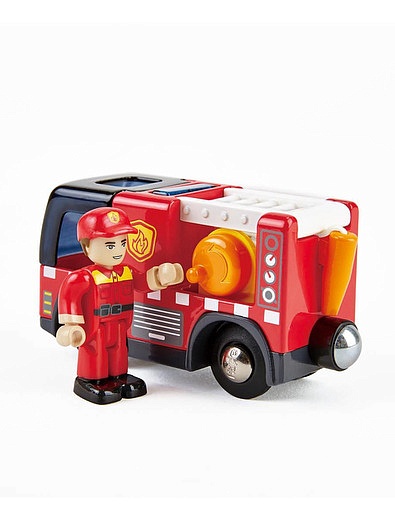 Пожарная машина с сиреной Hape - 7134529271801 - Фото 2
