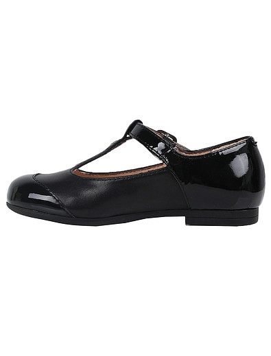 Черные туфли с лакированными вставками UNISA - 2014509185623 - Фото 3