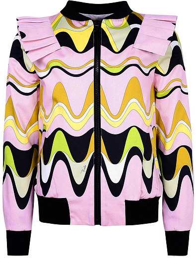 Куртка с абстрактным принтом Emilio Pucci - 1072609870338 - Фото 1