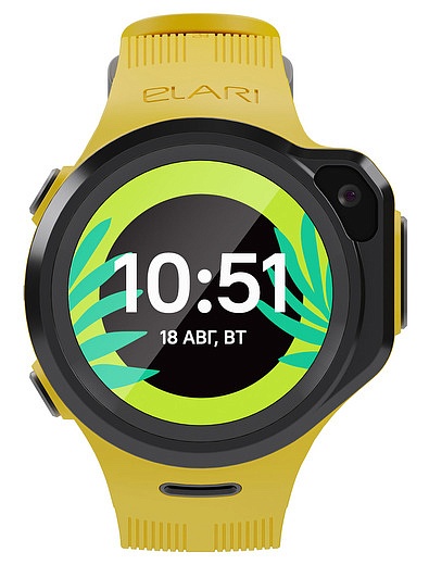 Детские часы-телефон жёлтого цвета Elari Kidphone 4GR ELARI - 4444528280043 - Фото 2