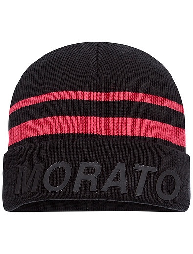 Хлопковая шапка с принтом логотипа Antony Morato - 1351119980011 - Фото 1