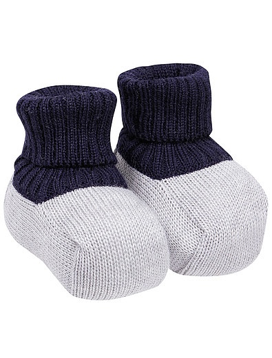 Шерстяные носки-пинетки Colorichiari - 1533019980265 - Фото 1