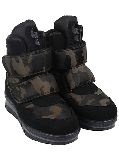 Ботинки в стиле милитари на шерстяной подкладке Jog Dog - 2034519182122 - Фото 1