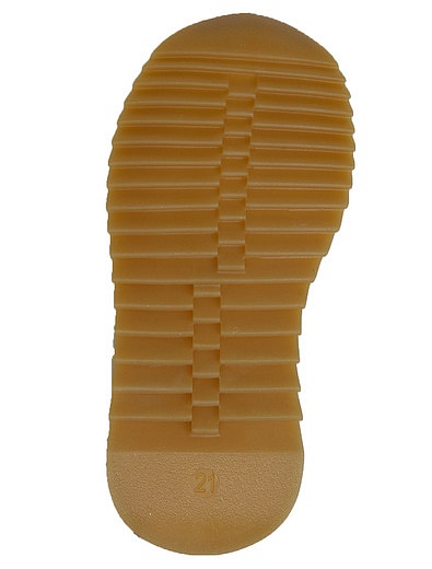 Золотые кроссовки на липучках Missouri - 2104509070019 - Фото 5