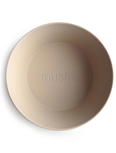 Набор из двух бежевых тарелок Mushie - 5564528180033 - Фото 3