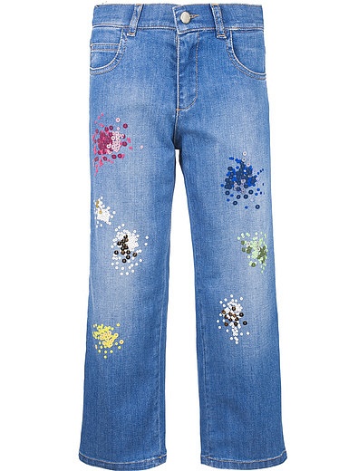 Прямые широкие джинсы Simonetta - 1161409680152 - Фото 1