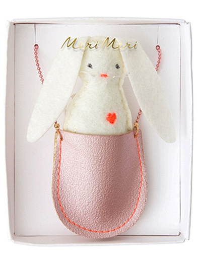 Колье &quot;Кролик в кармане&quot; Meri Meri - 5004500170176 - Фото 1