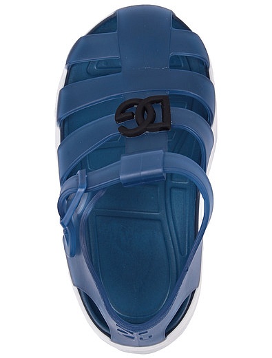 Синие пляжные сандалии Dolce & Gabbana - 2074519270511 - Фото 4