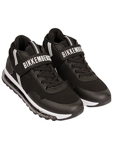 Черные кроссовки с принтом логотипа Bikkembergs - 2104519180371 - Фото 1