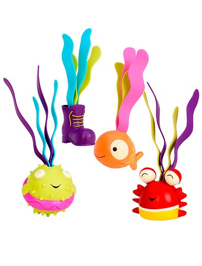 Набор игрушек для ванной &quot;Акула&quot; B Toys - 7134529070718 - Фото 3