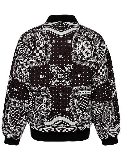 Куртка с геометричным принтом Dolce & Gabbana - 1074519284601 - Фото 5