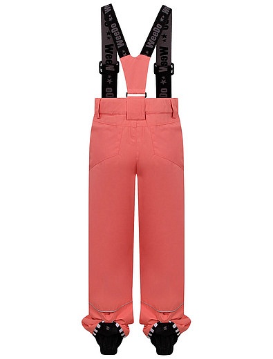 розовые утепленные брюки WeeDo - 1604509181407 - Фото 5