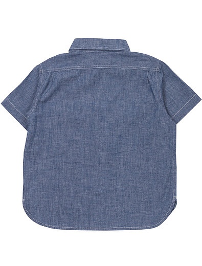 Рубашка с коротким рукавом из денима Stone Island - 1011619570272 - Фото 3