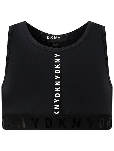 черный Топ с логотипом DKNY - 0514509270654 - Фото 1