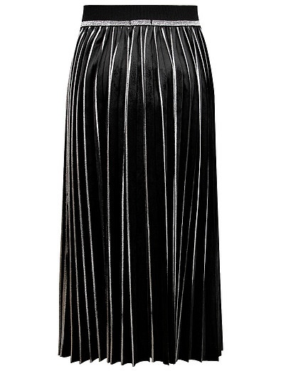 Черная плиссированная юбка Fun & Fun - 1041109980236 - Фото 2
