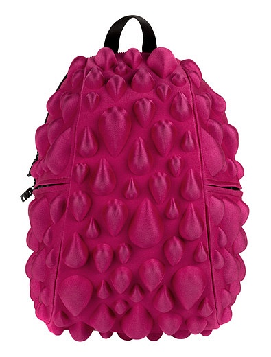 Рюкзак цвета фукция с объемными каплями 40х30 MUI-MaxItUP - 1504500280133 - Фото 1