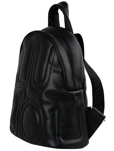 Черный рюкзак с принтом логотипа Liu Jo Junior - 1504508180541 - Фото 4