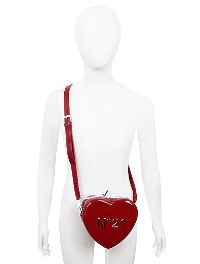 Красная сумка в виде сердца №21 kids - 1204508270074 - Фото 4