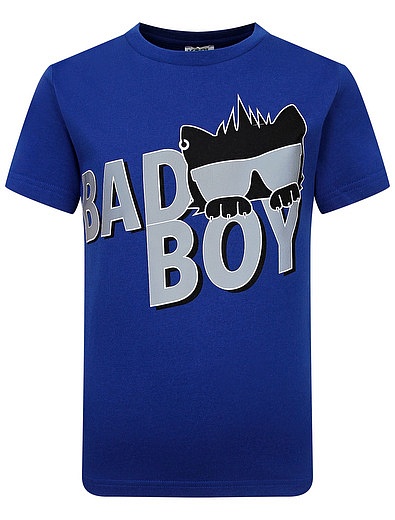 Хлопковая футболка Bad boy KARL LAGERFELD - 1134619173608 - Фото 1