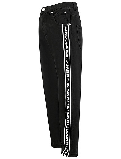 Черные джинсы с лампасами Balmain - 1164519182905 - Фото 2