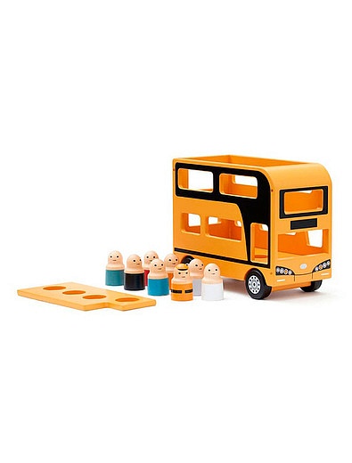Игрушечный двухэтажный автобус Kids Concept - 7134520170400 - Фото 4