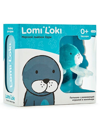 Пустышка с развивающей игрушкой Морской львенок Одри Lomi Loki - 5104520270068 - Фото 7