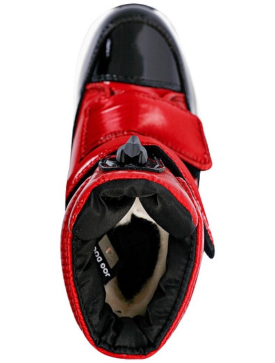 Красные ботинки на липучках Jog Dog - 2034509185348 - Фото 4