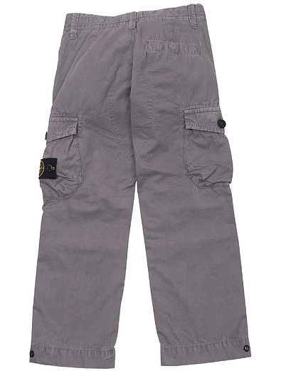 Серые брюки с клепками Stone Island - 1084219570362 - Фото 3